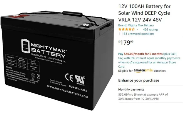 12V+100AH+SLA-1920w